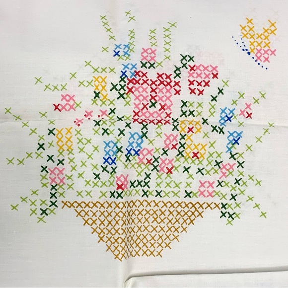 70s Pillowcase Cross Stitch Print - Picture 2 of 8